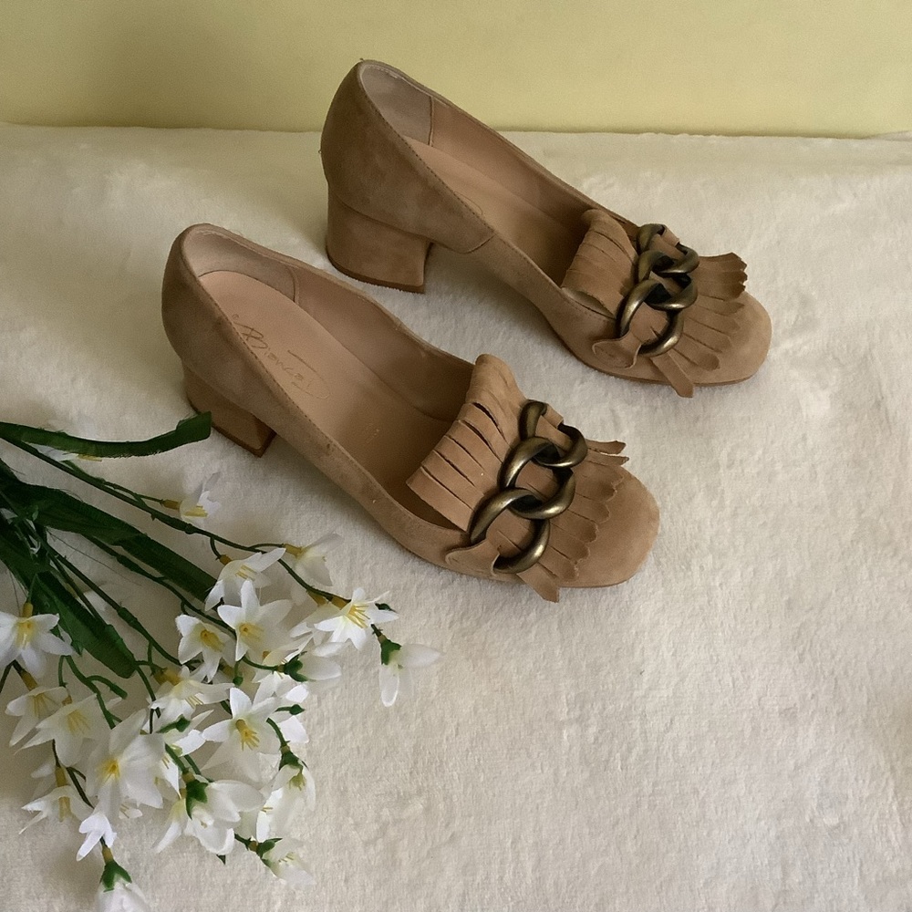 Bianca Di Suede ITALY Heels 38 / 7.5
